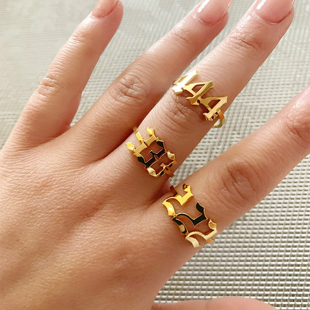 Stainless Steel Ring Jewelry Palm Leaf Rings For Women Hawaiian Gift