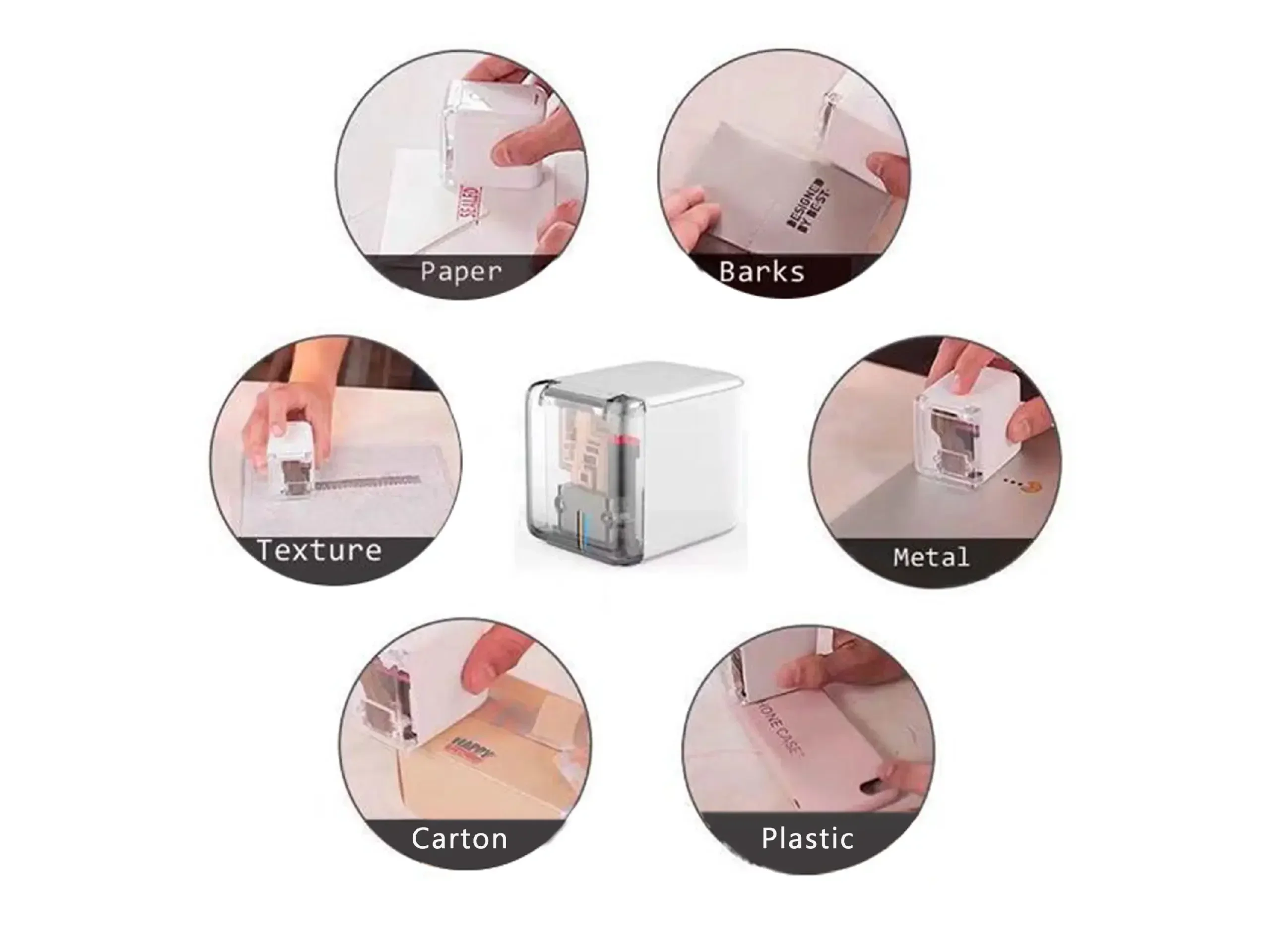 GlowMart High-Resolution Handheld Printer Portable Mini Impresora Portatil Printer for Crisp and Clear Prints Mbrush