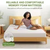 6-inch children's double memory sponge mattress with cooling green tea gel, medium hardness support to relieve pressure 6
