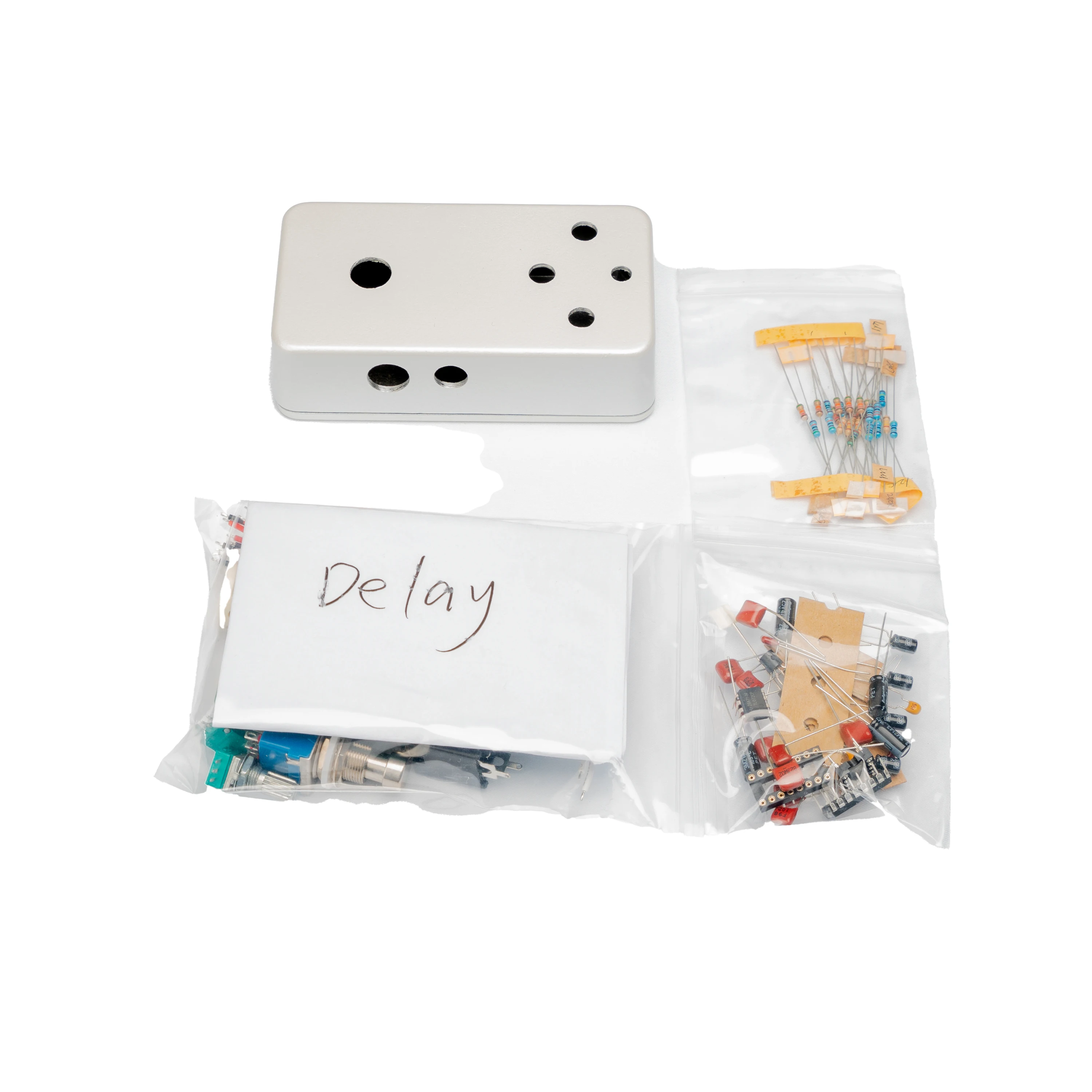 DELAY DIY-Pedalset mit Gitarreneffekt