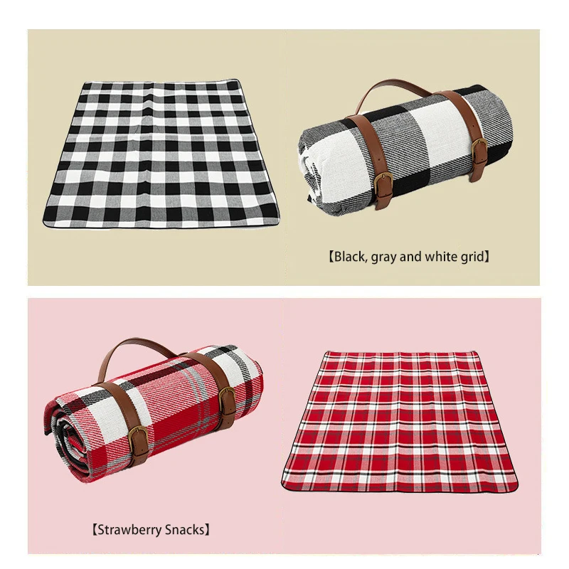 

Picnic Mat Camping Hiking Outdoor Portable Beach Blanket Folding Camping Mat Thick Waterproof Lawn Cloth Camping Equipment Mat 9