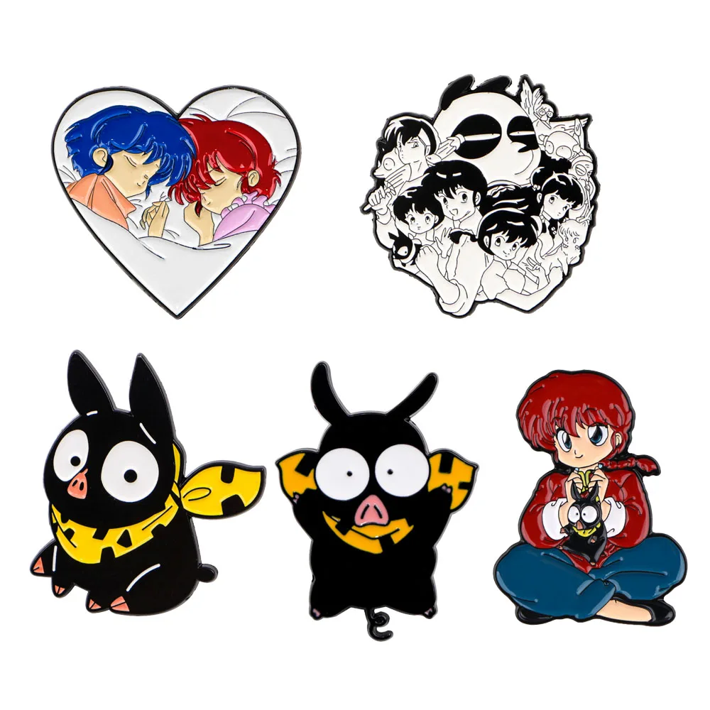 Klassische japanische Anime-Junge-Emaille-Anstecknadel, Damen-Brosche für Kleidung, Anstecknadeln für Rucksack, Manga-Abzeichen, Zubehör, Geschenke