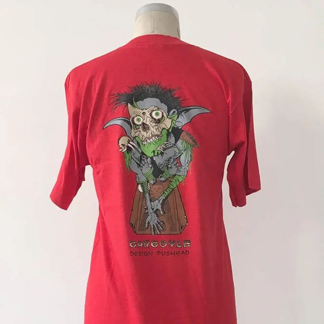 80S Vintage Zorlac Pushead Gargoyle Shirt - AliExpress