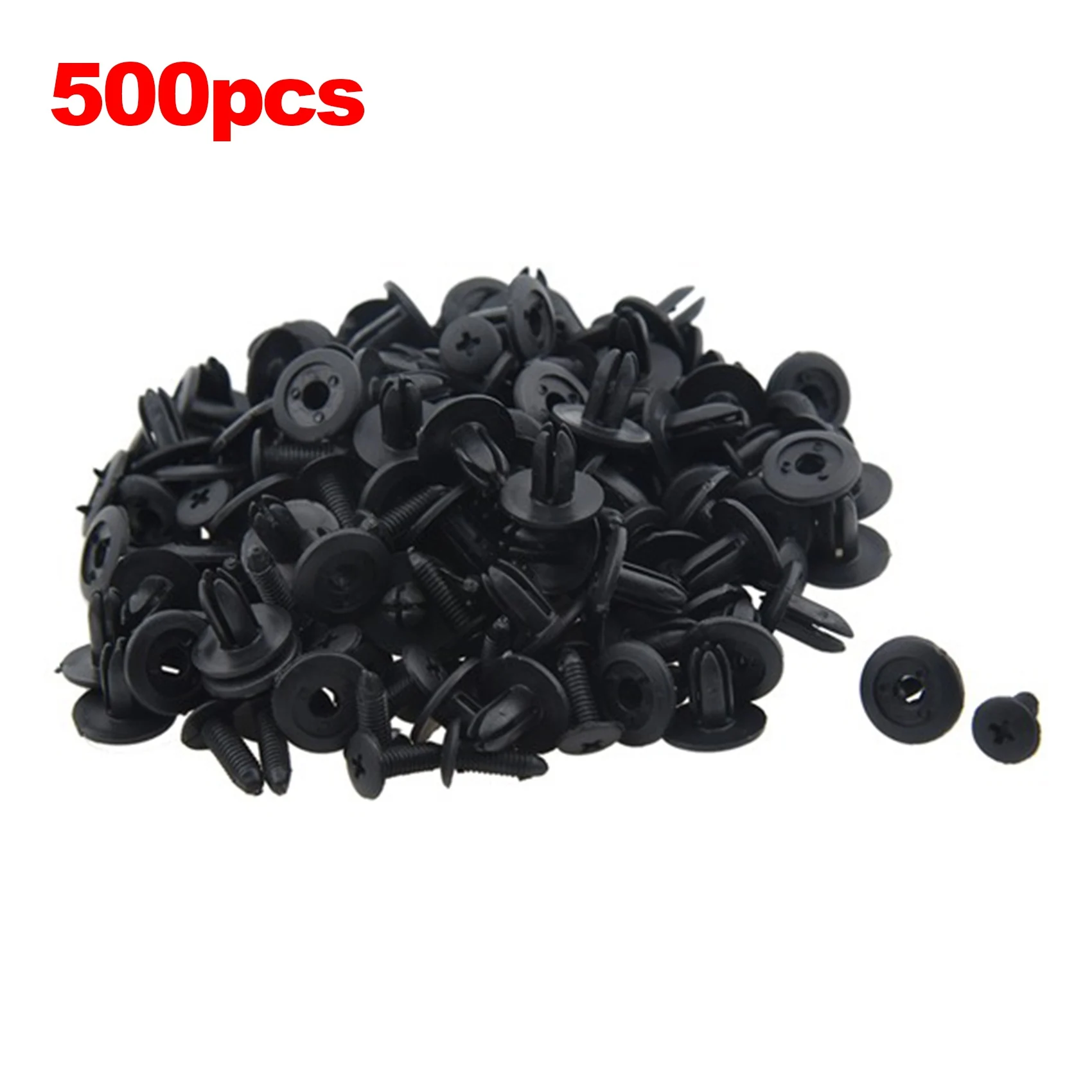 500pcs Rivet Clips Plastique, Plastique Fixation Auto Universel