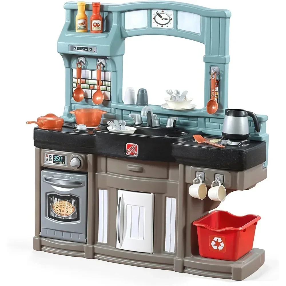 Kids Table and Chair Set, Playroom Toddler Activity Tables, Arts and Crafts, Ages 2+ Years Old, Gray & Red 6