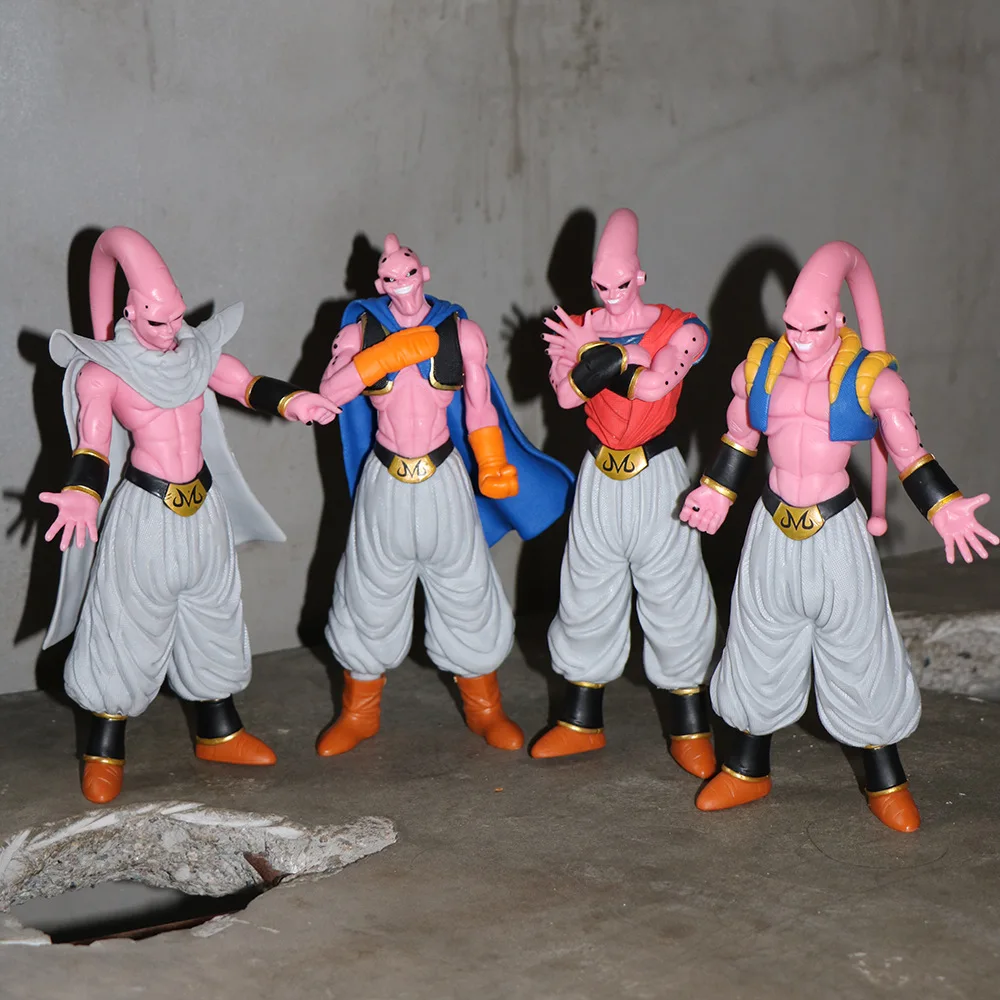 Desenhos animados Anime Dragon Ball Z PVC Action Figures, Majin Buu, Buu  gordo, modelo de coleção, brinquedos para presentes, novo, 8 peças por  lote, 20cm - AliExpress