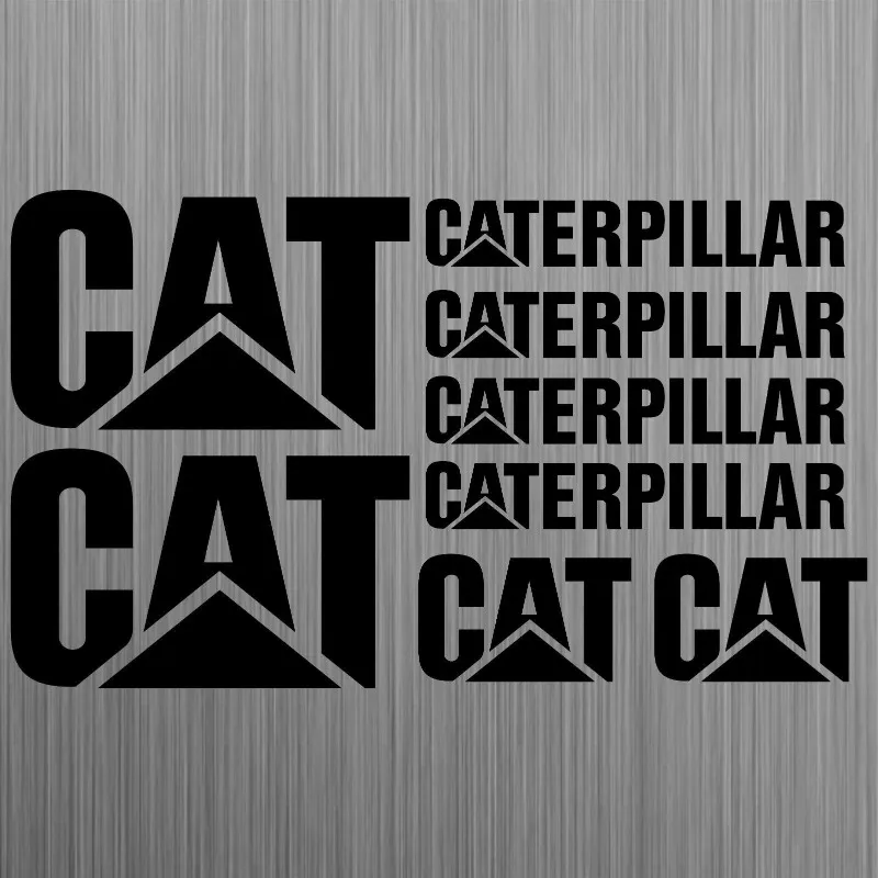 30cm Car Sticker Sunscreen Waterproof PVC Funny for Caterpillar CAT Aufkleber Sticker Bagger Excavator Styling Cover Scratches