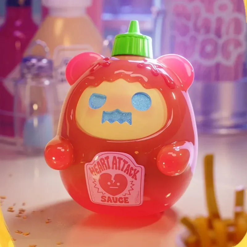 Shinwoo Ghost Diner Series Blind Box Toys Cute Action Anime Figure Designer Doll Kawaii Mystery Box Model