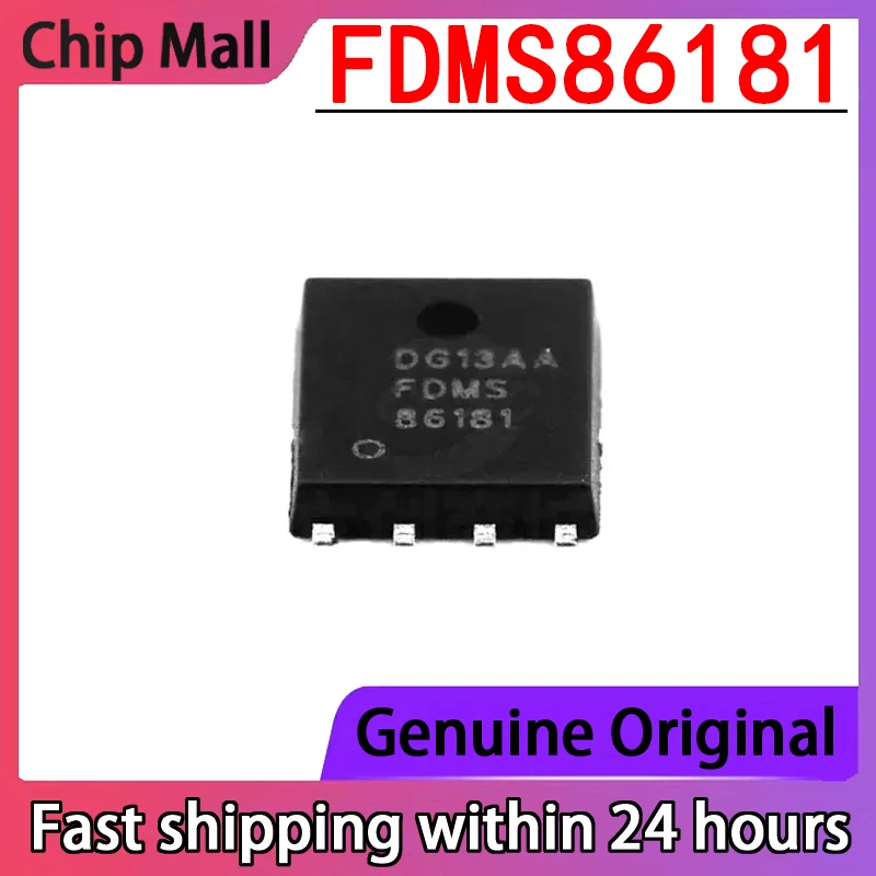 

Новинка FDMS86181 посылка PQFN-8 N-channel Выдерживаемое Напряжение: 100 в ток: 44 А Ток: А