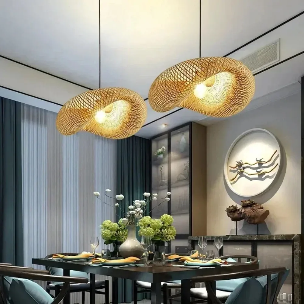 Handmade Bamboo Pendant Light 5