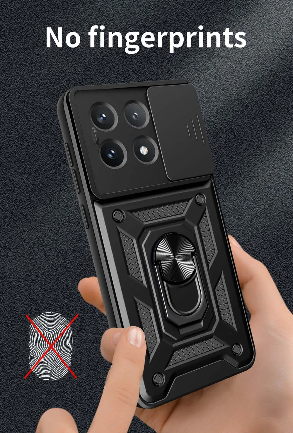 Für Mi Poco X6 Pro 5G Rutsche Kamera Objektiv Schutz Rüstung Fall Für Mi Poco X6 5G Military Grade stoßstangen Ring Abdeckung – Detail 5