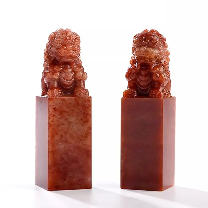 Shoushan Stone Seal Carving 중국 서예 그림 이름 서명 컬렉션 북 아트 맞춤형 맞춤형 스탬프