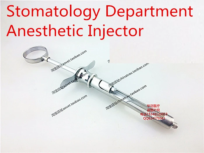 

Медицинский стоматологический анестезирующий инжектор из нержавеющей стали для лечения полости рта