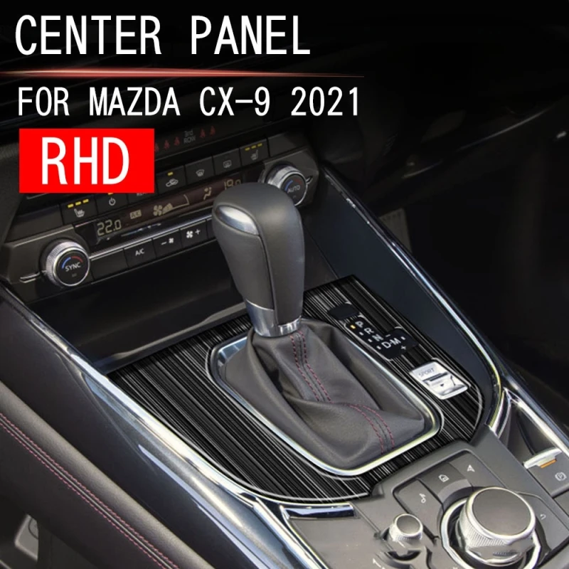 

Крышка панели переключения передач из углеродного волокна RHD LHD для Mazda CX-9 CX 9 2021 2022