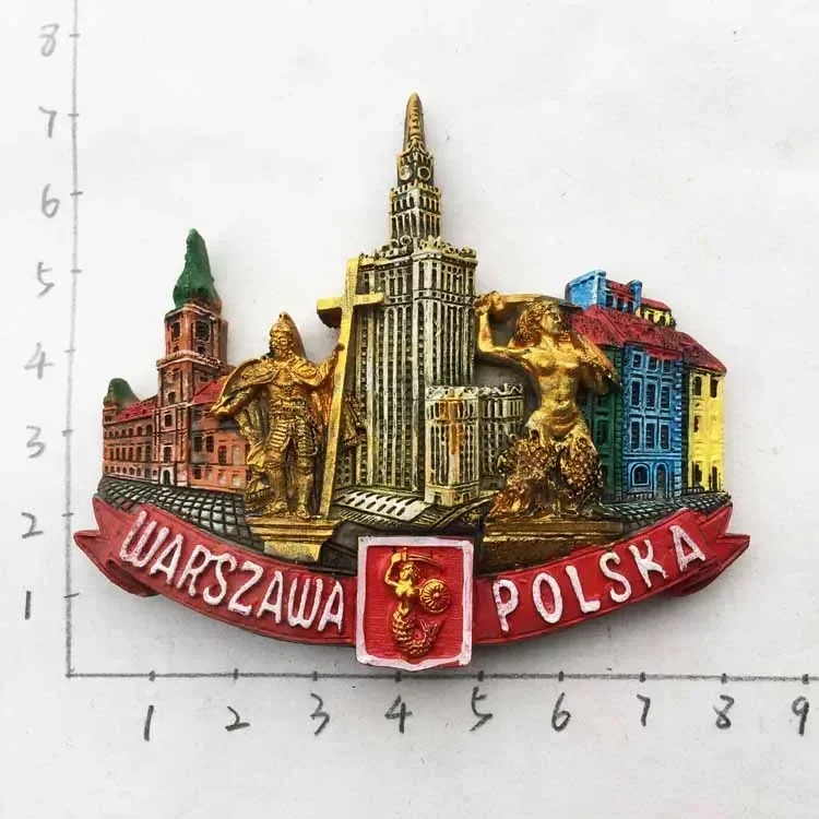 Poland Wavel Castle KRAKOW Fridge Magnets Wroclaw Castle Tourist Souvenirs Magnetic Sticker Home Decoration Polska Gifts Idea