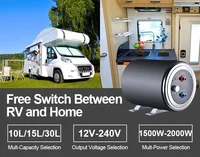1500w 15L 24v 220v chauffe-eau électrique camping-car chauffe-eau électrique double puissance RV système d'eau chaude 2