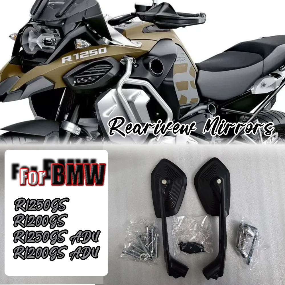 

Motorcycle Accessories Rear Side View Mirrors Rearview Mirrors For BMW R1200GS R1200GS ADVENTURE R1250GS R1250GS ADVENTURE