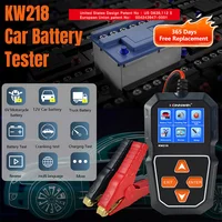 2026 KONNWEI KW218 6V 12V Car Motorcycle Battery Tester Battery System Analyzer Charging Cranking Test Tools testador de bateria
