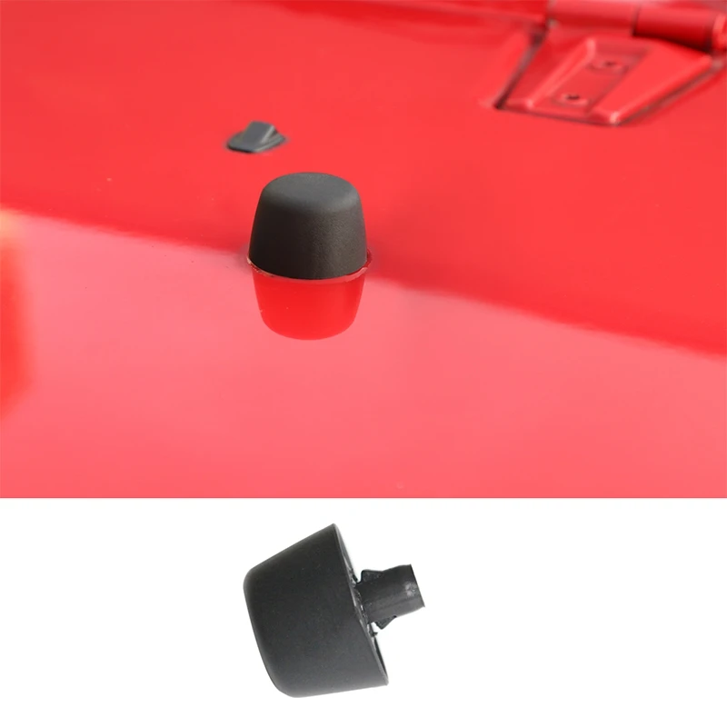 2 Pack Rubber Hood Bumpers Replace for Jeep Wrangler JK 2007-Cushion Stopper Bumpstop Car Accessories