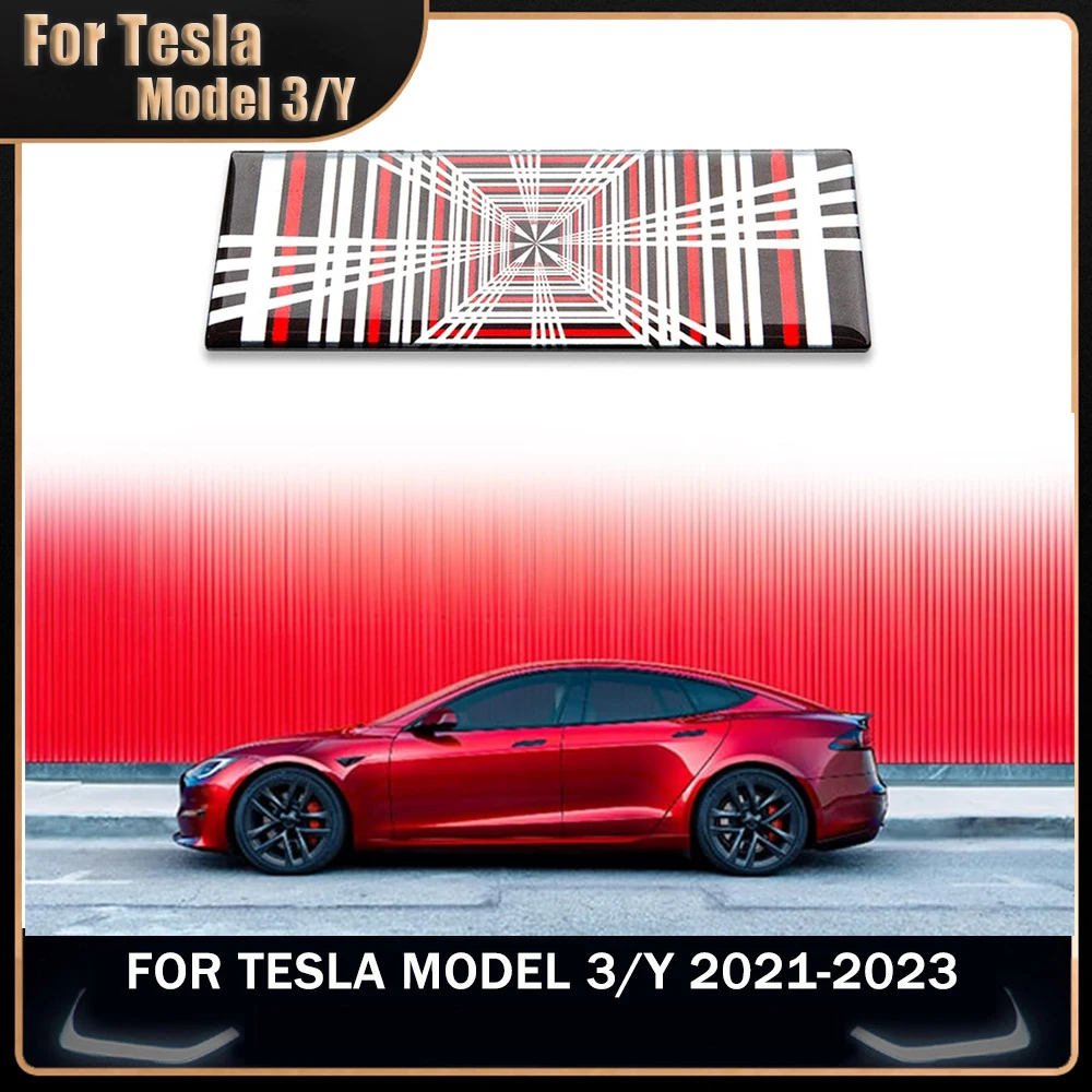 

Plaid Logo Car Sticker Emblem Badge Decals For Tesla Model 3 Y S X Accessories 2022 ModelY ModelS Performance Letter Decoration