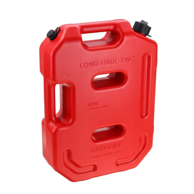10L Liter Jerrycan Practical LongHaul Gasoline Diesel Fuel Tank Can