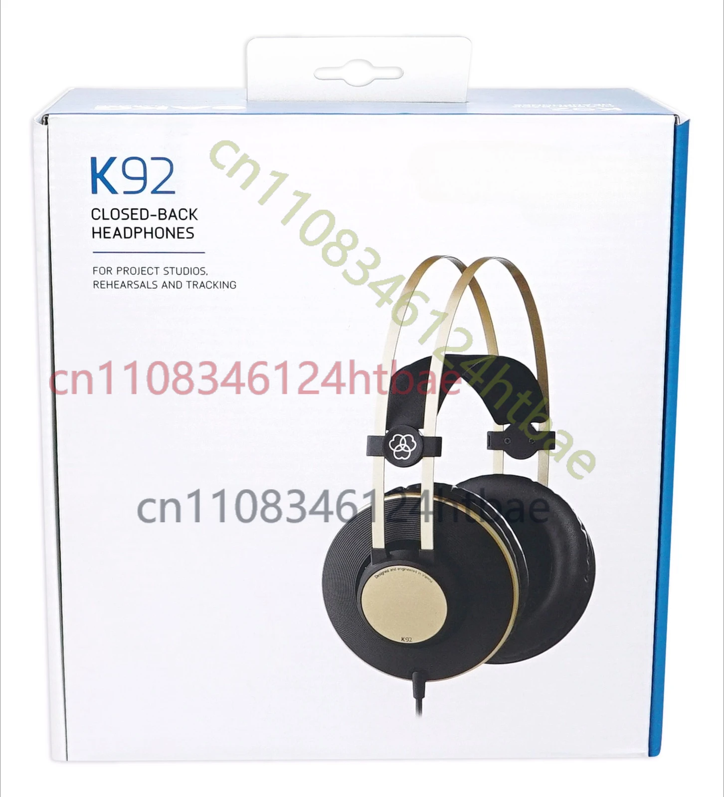 AKG K92 폐쇄형 스튜디오/제작용/팟캐스트 모니터 헤드폰 신제품