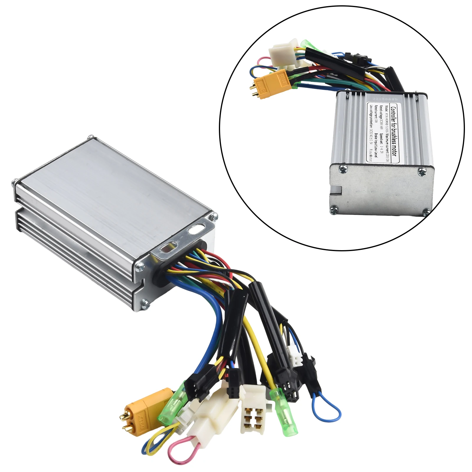 KT 컨트롤러용 36/48V 브러시리스 구형파 모터 6 Mosfet 250/350W 향상된 시작 및 등판 효율