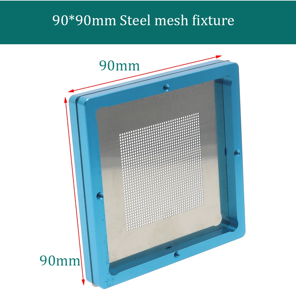 90mm BGA reballing station with Universal Stencil kit solder ball repair tools Reballing Repair Stencil Soldering Station Kits 6