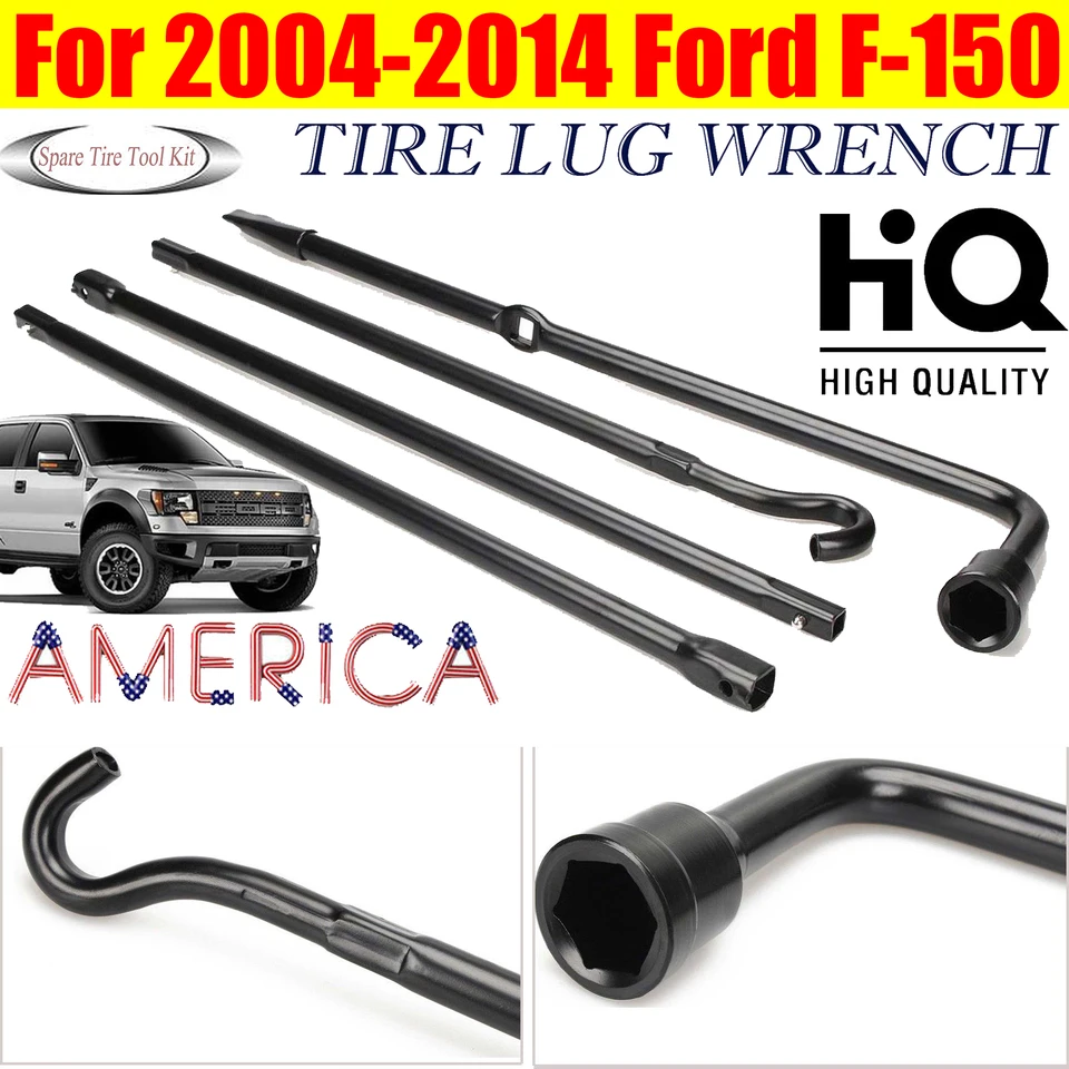 New Spare Tire Lug Wrench Tool Kit For 03-07 Ford F250 F350 F450 F550 Super Duty