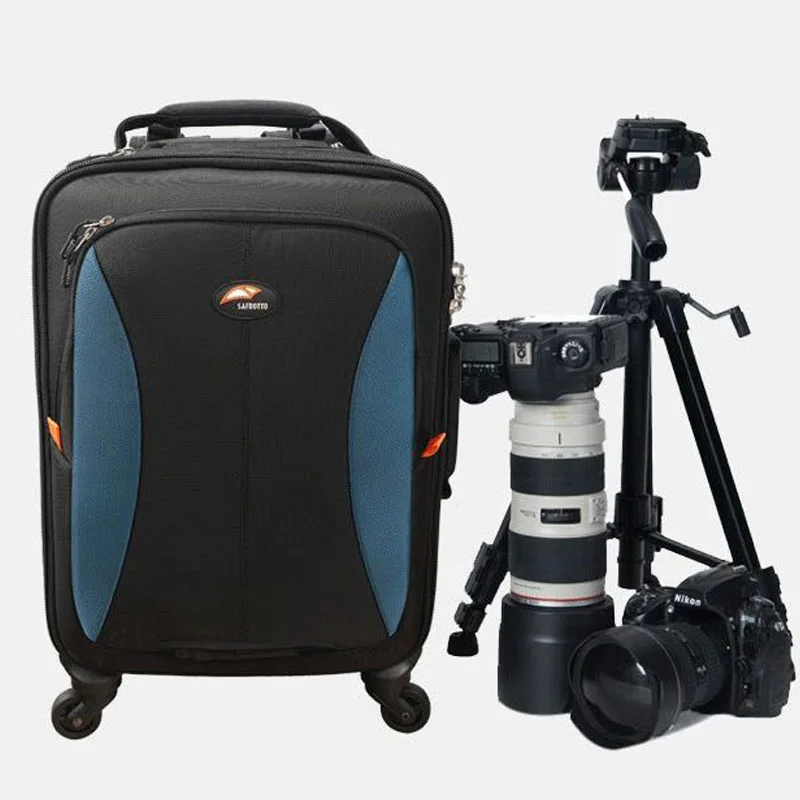 Safrotto Dslr Camera Trolley Case Universal Wheel Trolley Photography