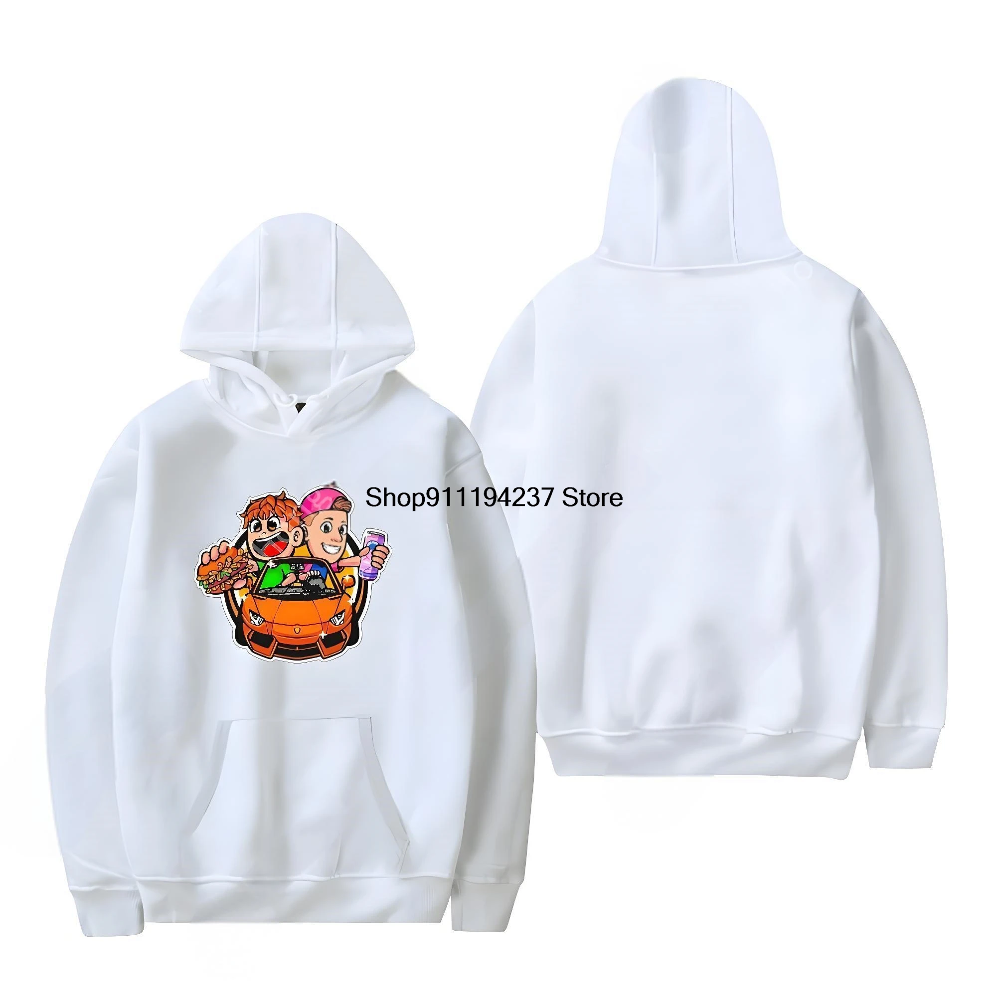 thumbnail image 1 of Burgerpommes Icrimax Sudadera con capucha sudaderas niño niñas niños pulóver ropa de calle hombres mujeres sudaderas con capucha niños Paulberger ropa, 1 of 5