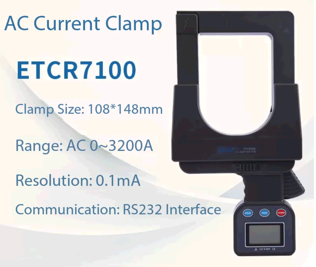 ETCR7000/B Large-Range Clamp Meter/High Current Clamp Meter/Leakage Current Test