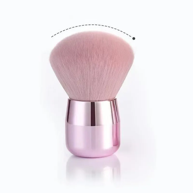 Mushroom-Shaped Haircut Single Large Powder Blush Brush Beauty Tools Soft Hair Brush Pink Makeup Brush 2