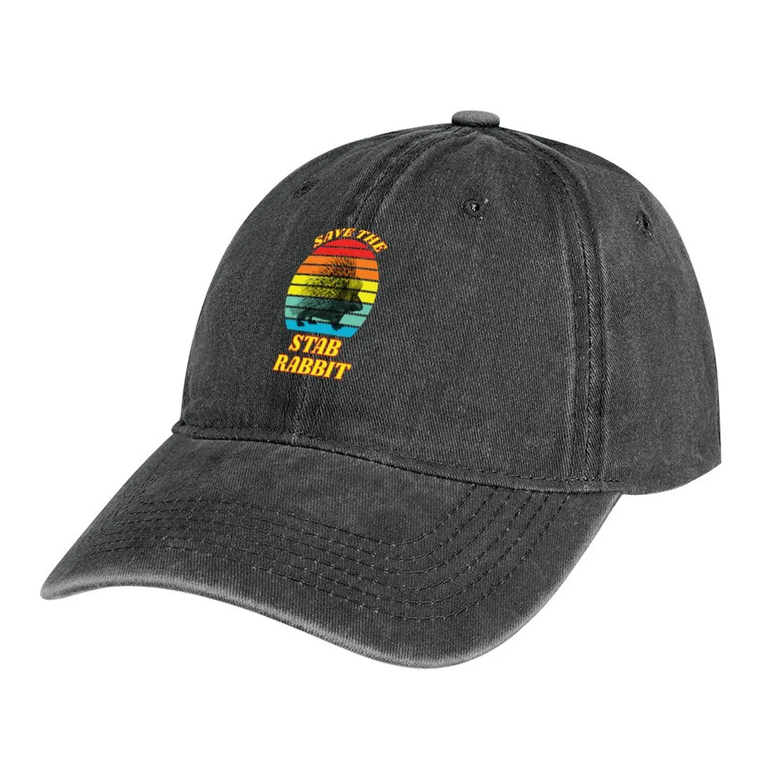

Save The Stab Rabbit - Funny Cowboy Hat Luxury Hat Big Size Hat Woman Men's