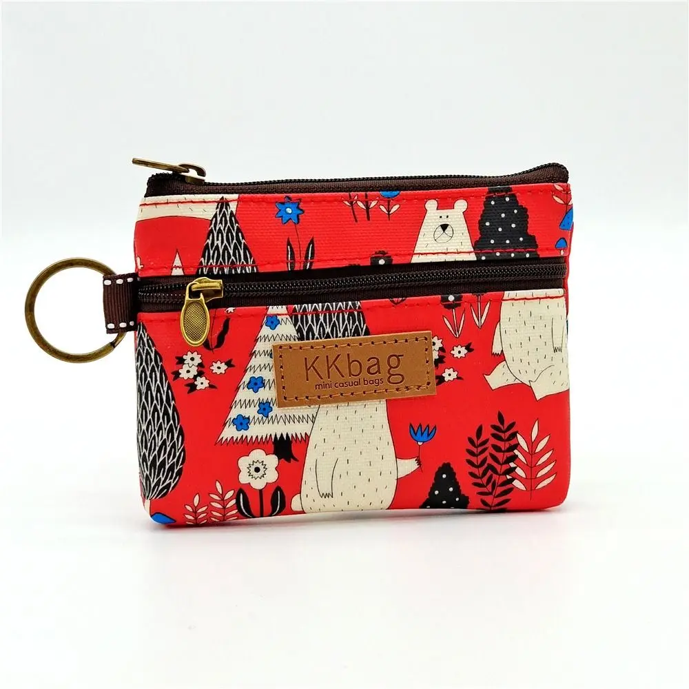 Adorable Cartoon Animal Coin Purse – Lightweight Wallet & Key Card Holder