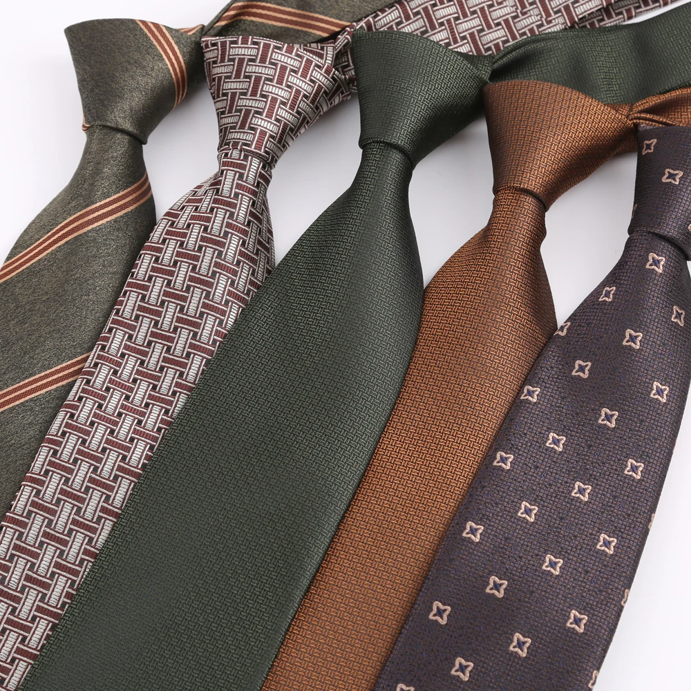 Mens Silver Multiple Striped Patterned 8cm Neck Tie