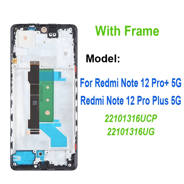 Redmi Note 12 Pro 5G Display Replacement - 100% Original AMOLED Combo