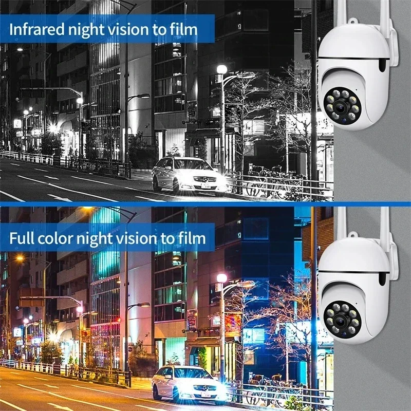 5MP FHD Surveillance Camera CCTV IP Wifi Camera With Auto Tracking Night Vision Full Color Indoor Security Monitor waterproofing - 2