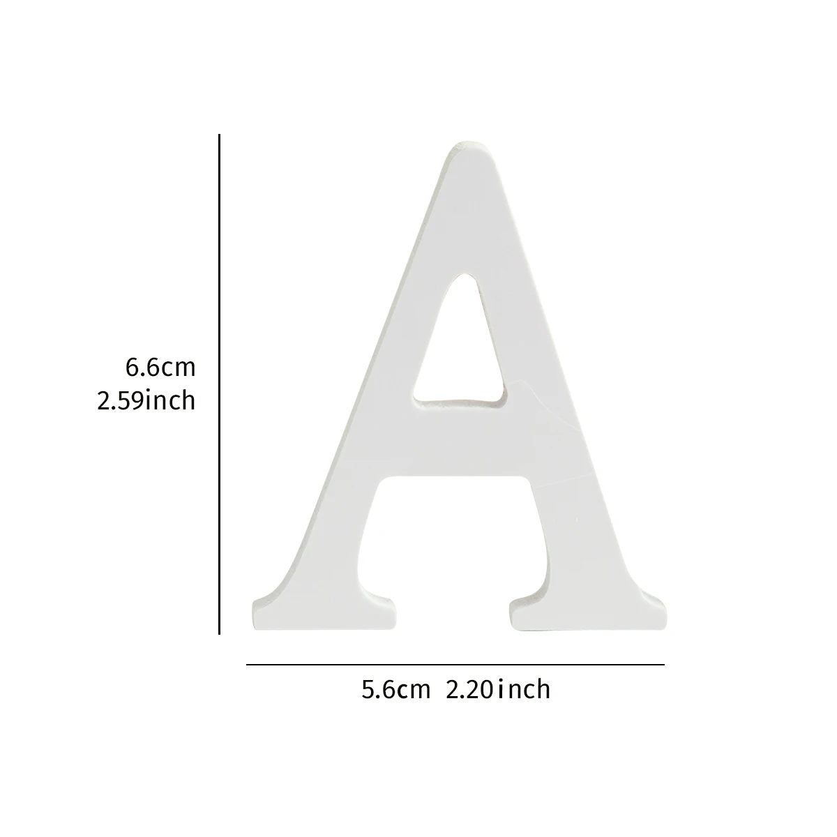1 white English letter decoration, PVC material, simple style indoor desktop, study decoration