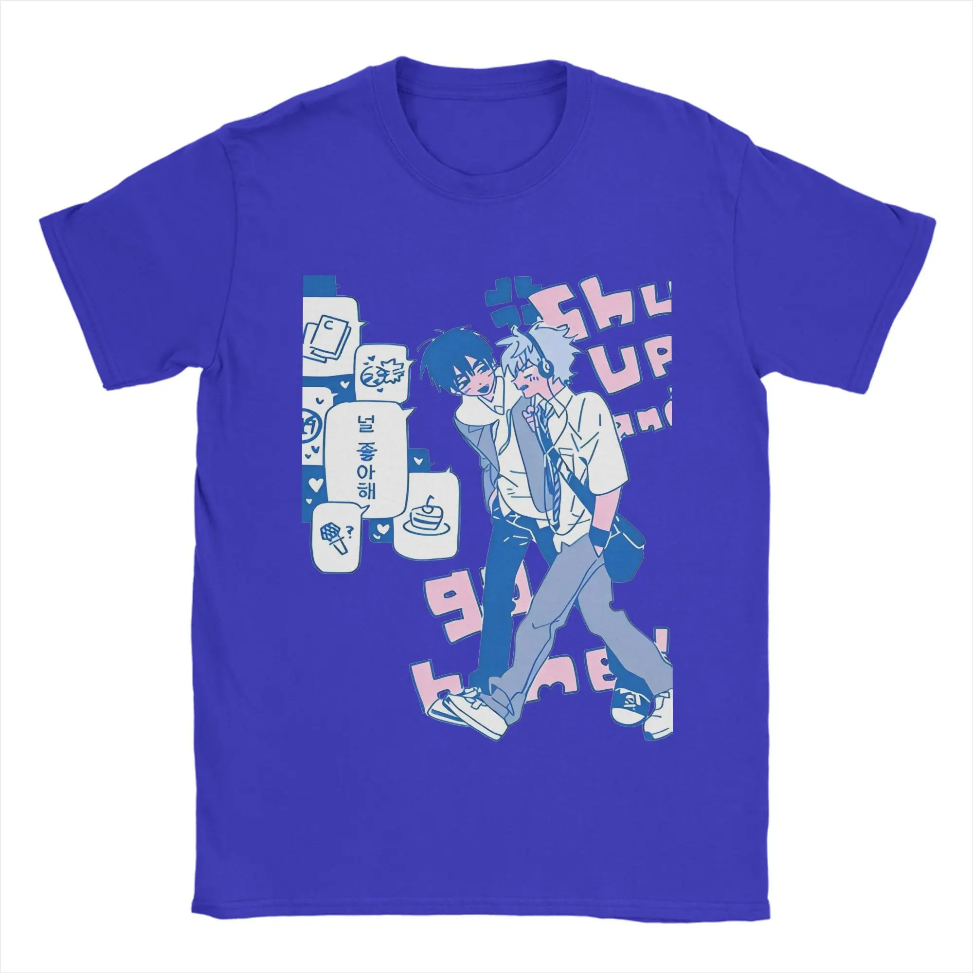 Men's Pure Cotton Vintage Crewneck T-Shirt - Short Sleeve Graphic Tee Gift Idea