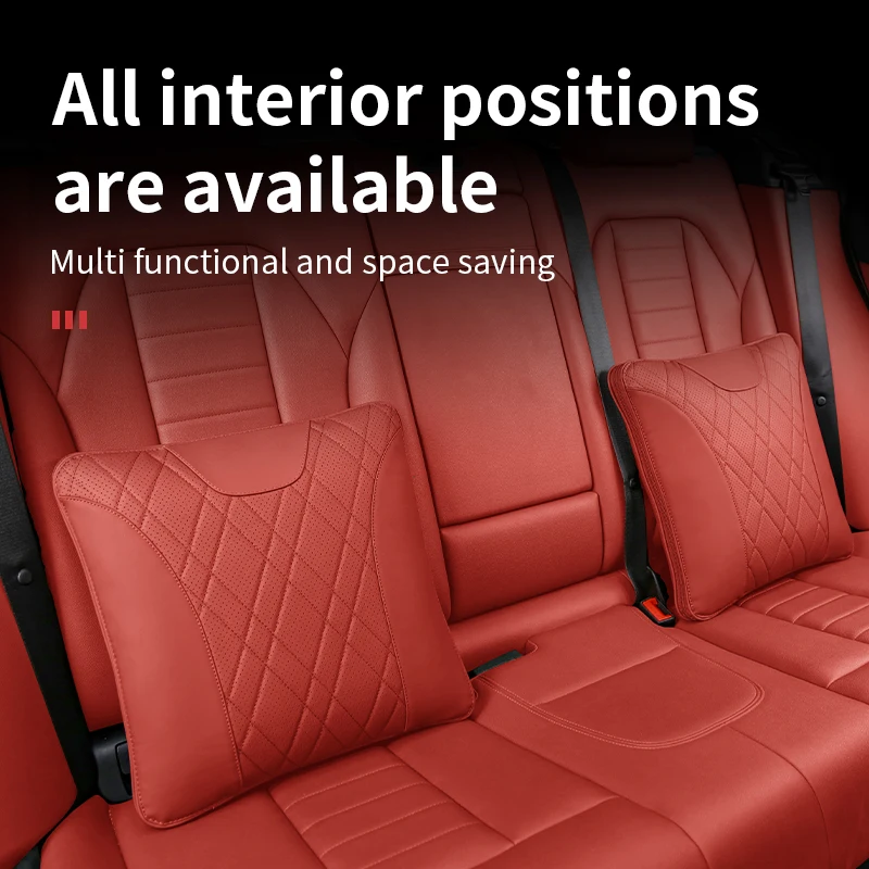 스바루 다기능 베개, 차량 내에서 다양한 용도로 사용 가능하며, 운전 중 등받이를 받쳐주고 담요로도 사용할 수 있습니다.