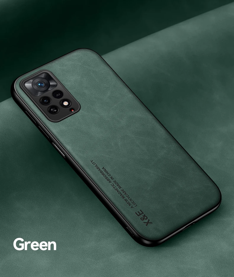 Magnetic Fur Leather Case For Redmi Note 12 11 10 9 8 Pro Plus 5G 12S 11S 10S 9S 10C 12C ShockProof Silicone Cover Case Funda