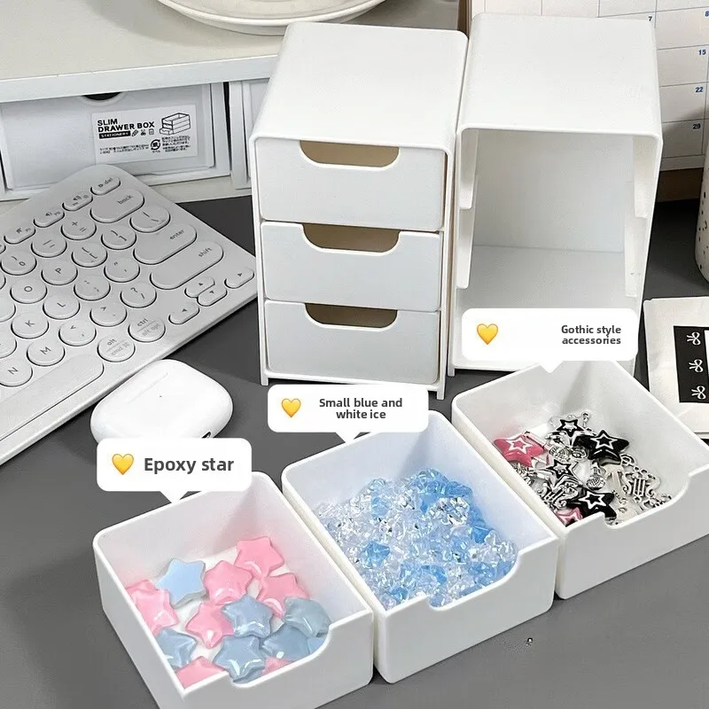 3 Layer Home Desktop Storage Box Organizer