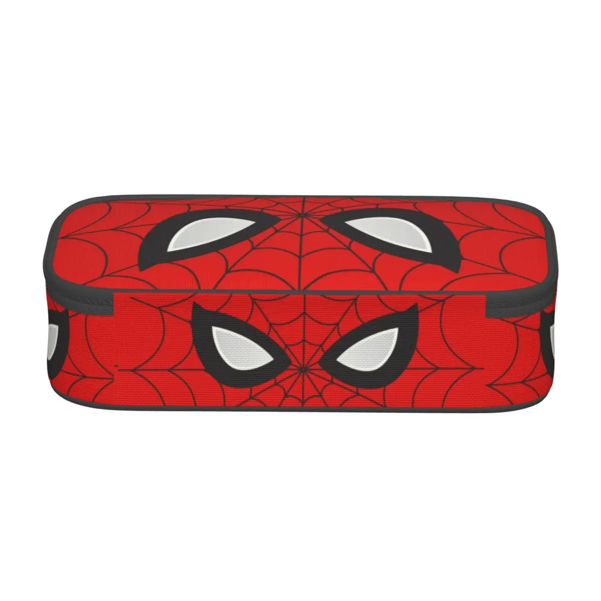 Classic Red Spider Web Pencil Cases for Boys Gilrs Big Capacity Pen Bag Box Stationery