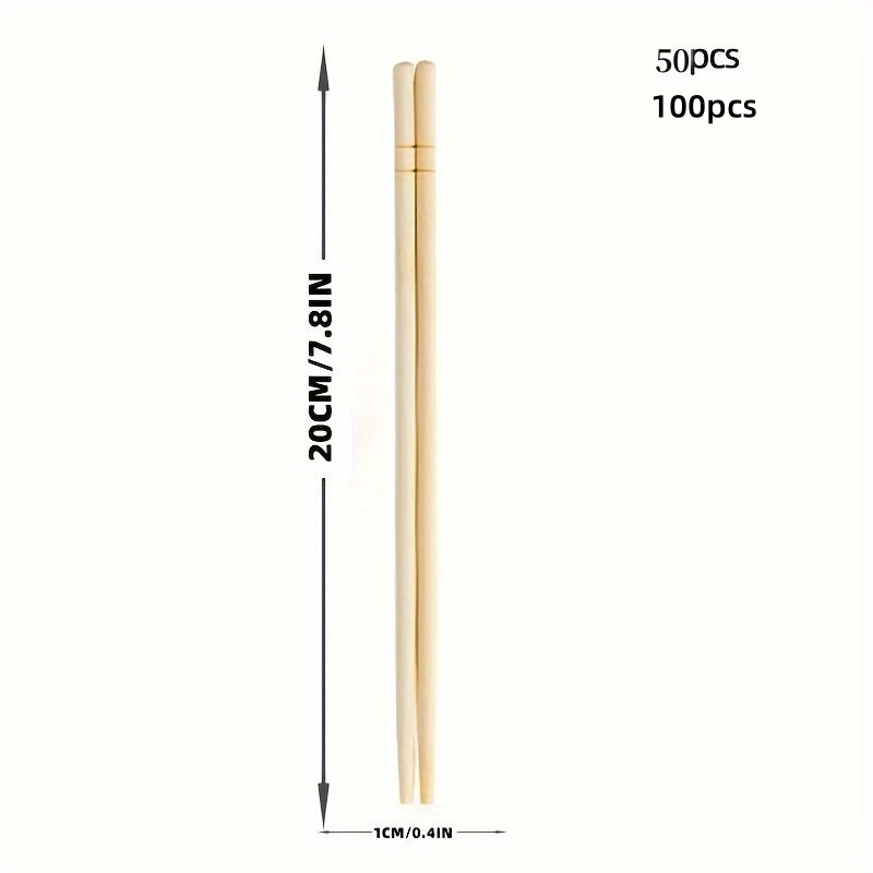 30Pairs / 50Pairs Disposable Chopsticks Individual Package Household Takeaway Cutlery