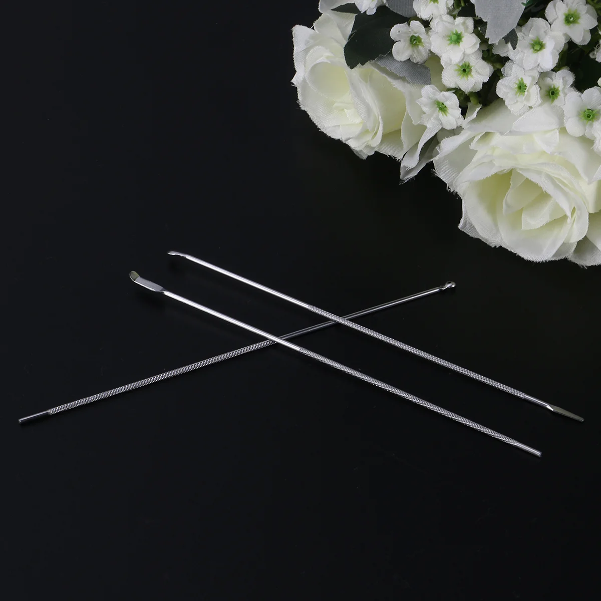 3pcs Portable Stainless Steel Ear Wax Screw Type Earwax Remover Ear Cleaner Set earwax removal 3