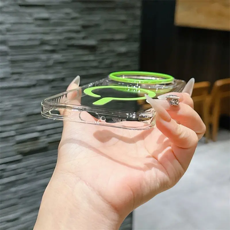 Transparent Magnetic Wireless Charging Protective Hard Case for Huawei Honor Magic Series