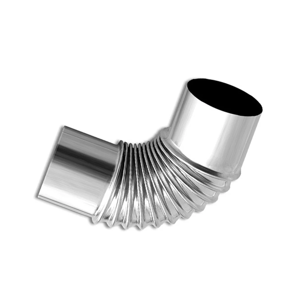 Chimney Liner Bend Stainless Steel 90 Degree Elbow 50mm For Outdoor Camping Wood Stoves Chimney