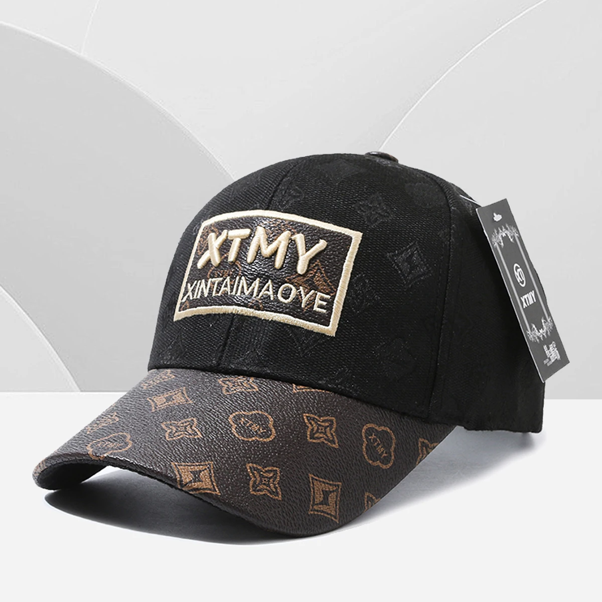 Men's Korean Version Trendy and Fashionable Embroidered Baseball Cap Adjustable Casual Versatile Sun Shading Duckbill Cap