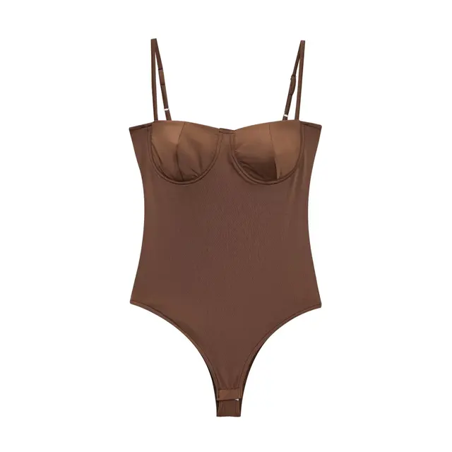 Nicole Spaghetti Strap Bodysuit 2